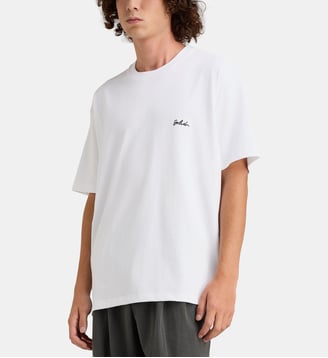 T-shirt à broderies - Solid Homme - Blanc