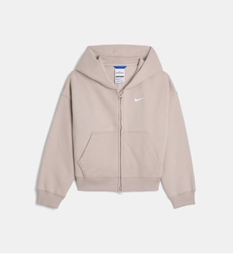 Sweat à capuche zippé - Nike - Beige