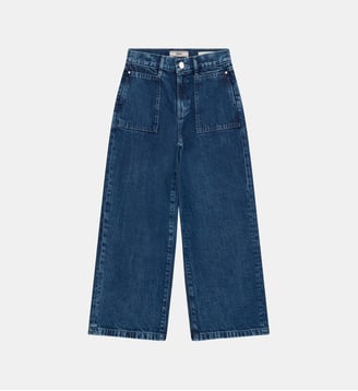Jean Large à Poches Plaquées - Guess - Denim