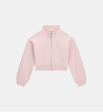 Sweat-shirt zippé 4 G - Guess - Rose
