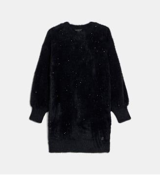 Robe pull Strass - Guess - Noir