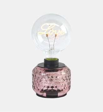 Petite Lampe Décorative Love - Opjet Paris - Rose