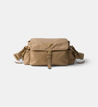 Sac porté épaule Prada Explore en Re-Nylon moyen - Prada - Marron