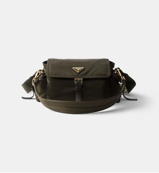 Sac porté épaule Prada Explore en Re-Nylon moyen - Prada - Vert