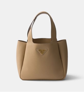Petit sac cabas Prada Liaison en cuir - Prada - Neutre