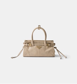 Mini sac à main Bonnie en cuir - Prada - Neutre
