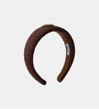 Bandeau en crochet - Prada - Marron
