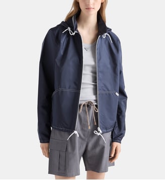 Blouson en Re-Nylon léger - Prada - Bleu