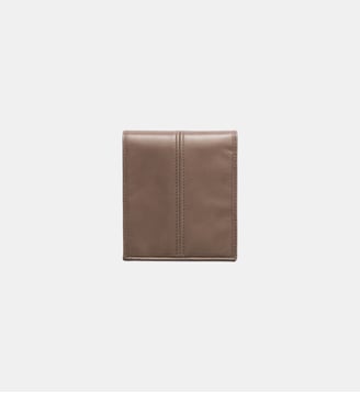 Portefeuille en cuir - Prada - Gris