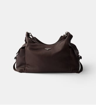 Sac porté épaule Explore en cuir - Prada - Marron