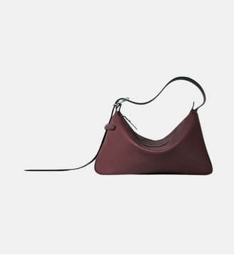 Sac à main Hobo Rider S en cuir - Bonastre - Bordeaux
