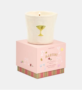 Citron et Violette - Bougie Parfumée Martini - Paddywax - Rose