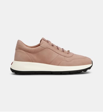 Baskets basses Red Dot en cuir - Tod's - Vieux rose