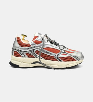 Sneakers basses The Re-Run Scratched - The Mercer - Orange et argenté