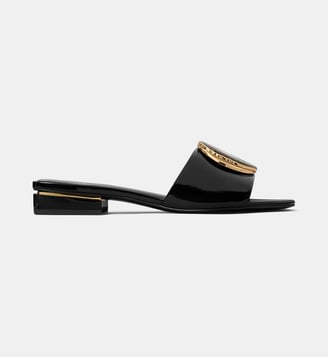 Mules Double T - Tory Burch - Noir