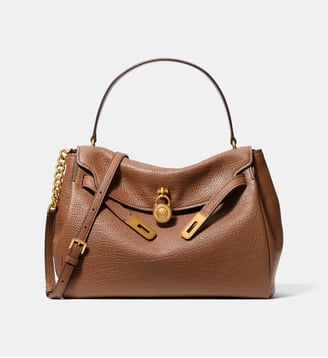 Sac à main LG Flap TH Satchel - Michael Kors - Marron