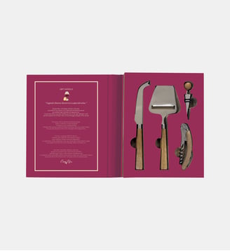 Ensemble Couteau Trancheuse Décapsuleur et Bouchon - Easy Life - Bordeaux