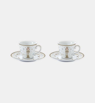 Coffret 2 Tasses à Café - Easy Life - Blanc