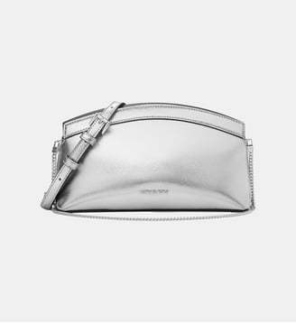 Sac bandoulière SM Dome Chain Clutch - Michael Kors - Argenté