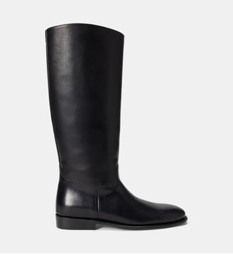 Bottes hautes en cuir - Polo Ralph Lauren - Black