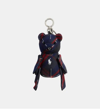 Breloque Polo Bear écossaise en coton - Polo Ralph Lauren - Multicolore