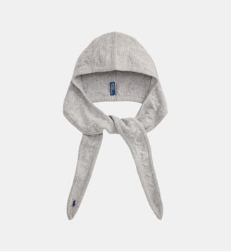 Snood torsadé en laine et cachemire - Polo Ralph Lauren - Gris