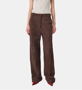 Pantalon Cargo Miltoni en Nubuck - Iro - Marron moyen