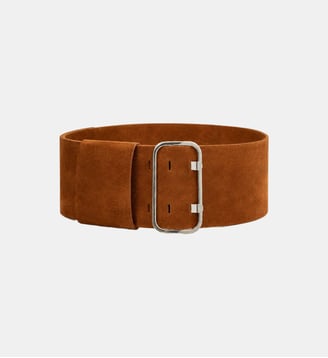 Ceinture Large Bridge Suede - Iro - Brun