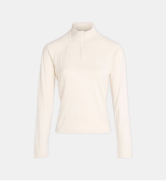Sweat-shirt Jaida à col zippé - The North Face - Écru