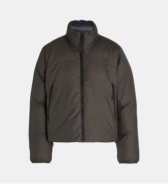 Doudoune réversible Nuptse coupe vent et déperlante - The North Face - Marron foncé