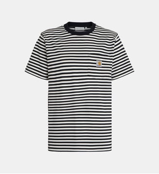 T-shirt droit Erza Pocket - Carhartt WIP - Noir et blanc