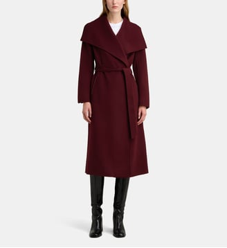 Manteau long droit Mai ceinture - Mackage - Garnet