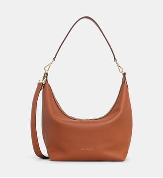 Sac à main Goya Romy cuir grainé - Mac Douglas - Châtaigne