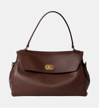 Sac à main Gwendoline-Rhodes M cuir - Mac Douglas - Chocolat