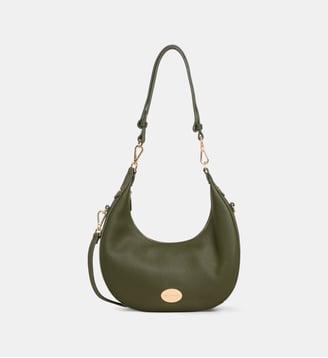 Sac à main Genoise Alba cuir grainé - Mac Douglas - Loden