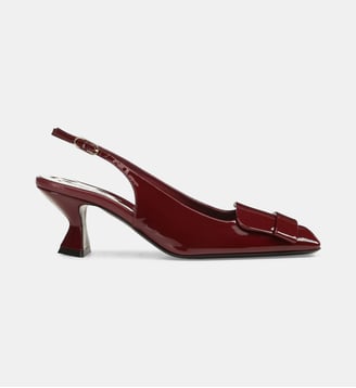 Escarpins Sculpt vernis - Sergio Rossi - Marron