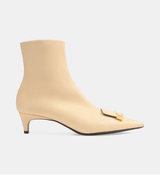 Bottines Evolv à bout pointu - Sergio Rossi - Beige clair