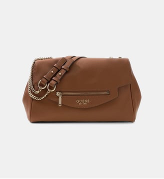 Sac Bandoulière Antonia - Guess - Cognac