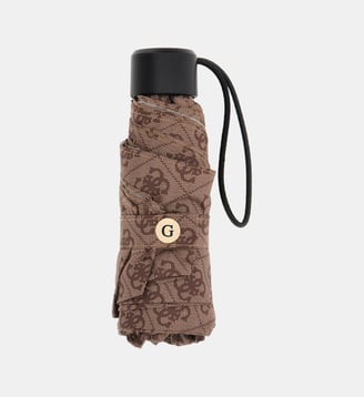 Parapluie Mini Open Close - Guess - Marron clair