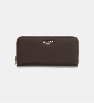 Compagnon Melody Large Zip Around - Guess - Marron