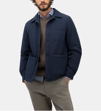 Surchemise matelassée en nylon - El Ganso - Bleu marine