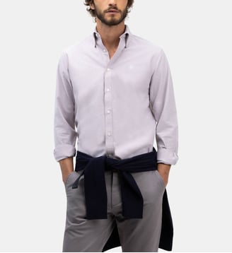Chemise Oxford à col américain - El Ganso - Rouge
