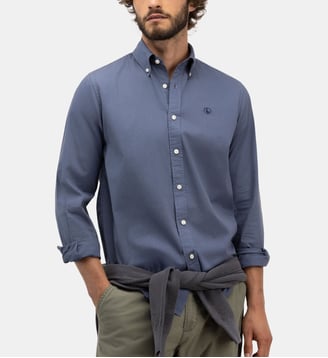 Chemise à col américain - El Ganso - Bleu