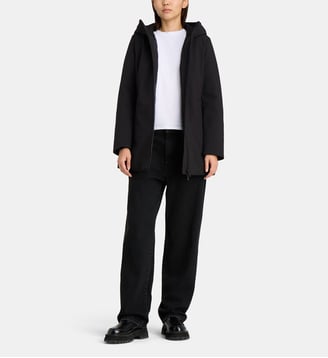 Parka cintrée à capuche - Woolrich - Black