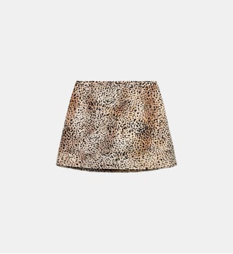 Jupe Courte Night en Velours - Roseanna - Wild leo