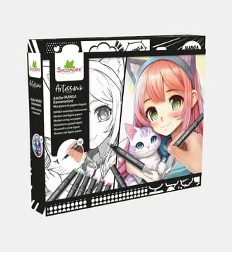 Layout et marqueurs - Kemonomimi - Sycomore - Multicolore