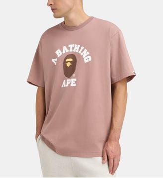 T-shirt College - A BATHING APE ® - Marron