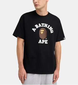 T-shirt College - A BATHING APE ® - Noir