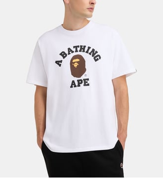 T-shirt College - A BATHING APE ® - Blanc