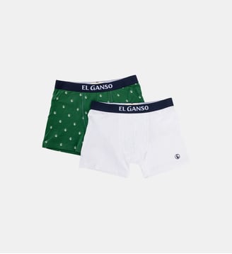 Pack de boxers en maille de coton - El Ganso - Vert